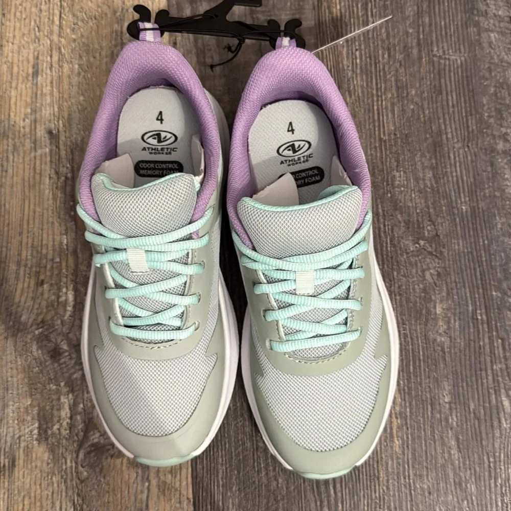 Athletic Works Mint and Lavender Athletic Shoes